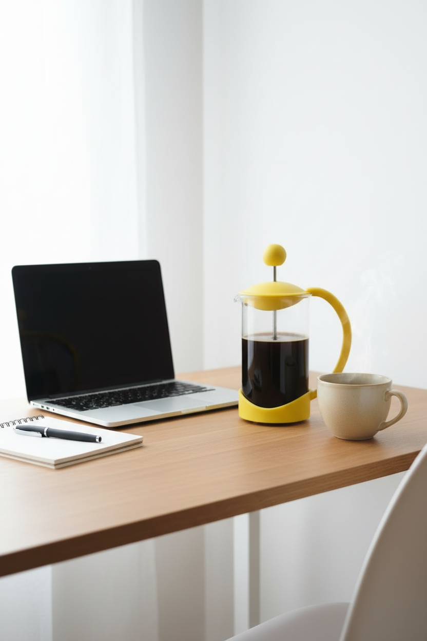 Cafetera Francesa 350 ml - Amarilla
