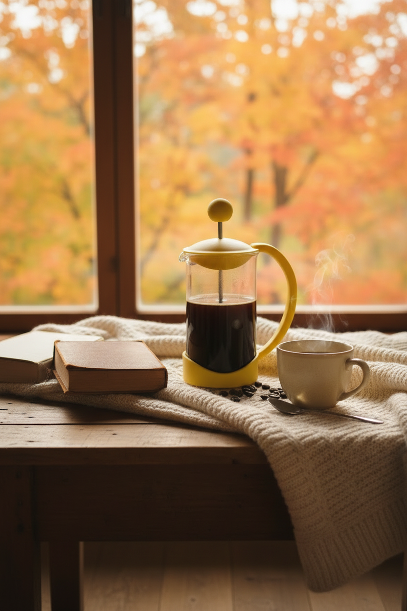 Cafetera Francesa 350 ml - Amarilla