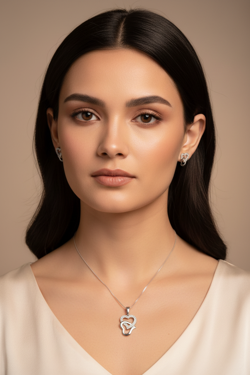 Juego doble corazón modelo