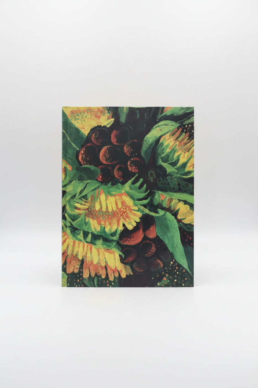Portada del cuaderno girasoles destacada