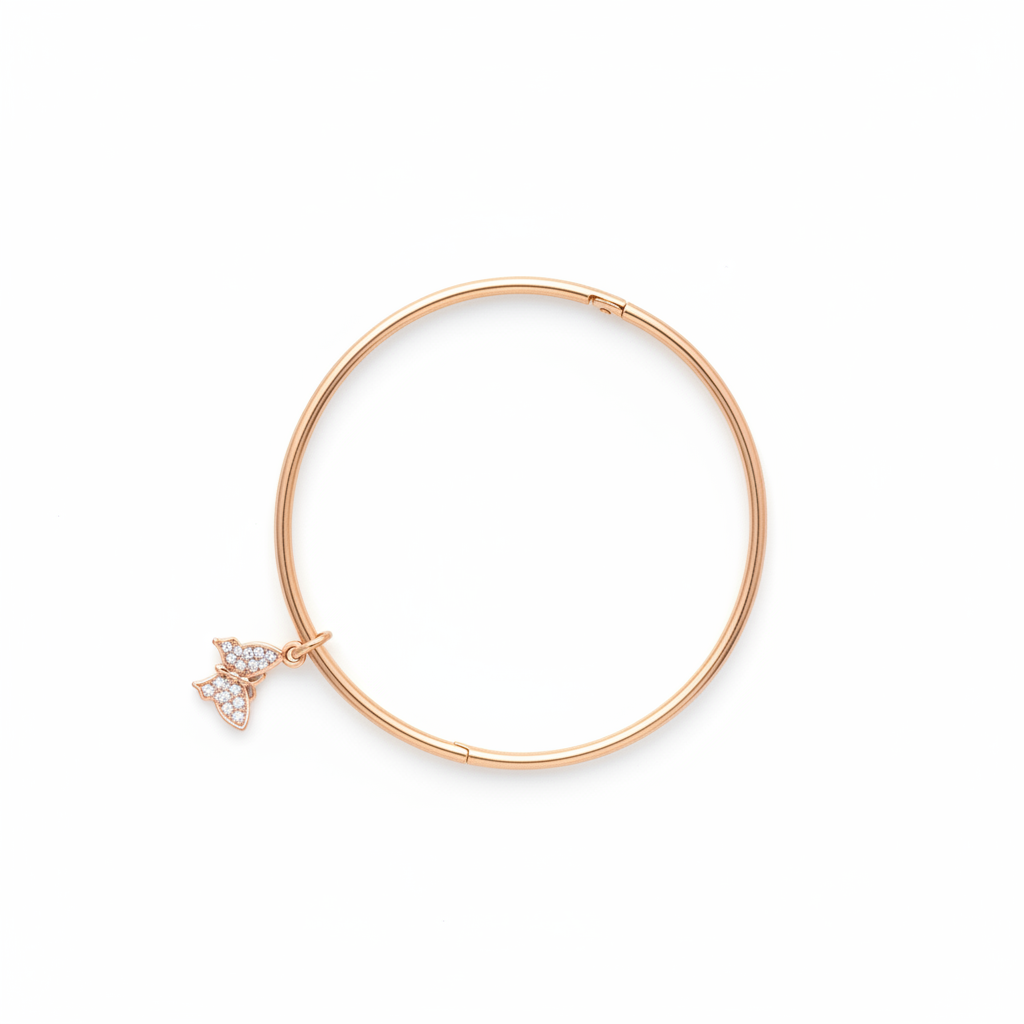 Brazalete mariposa fondo blanco