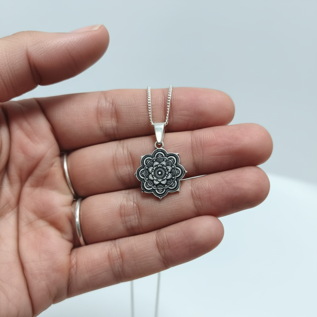 Mandala escala dedos elegantes