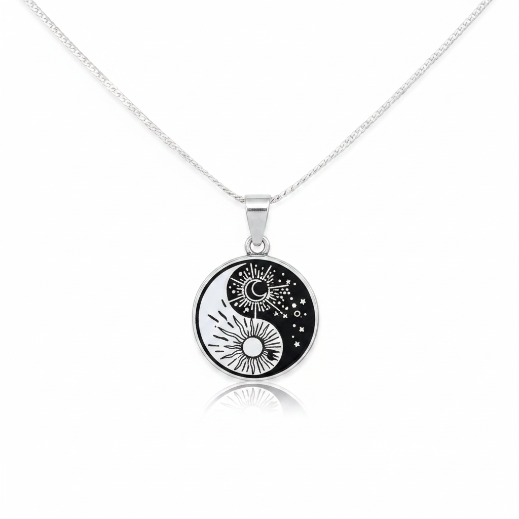 Yin Yang fondo blanco